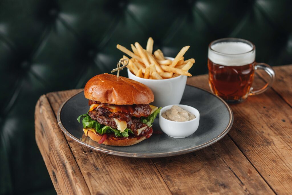 burger chips